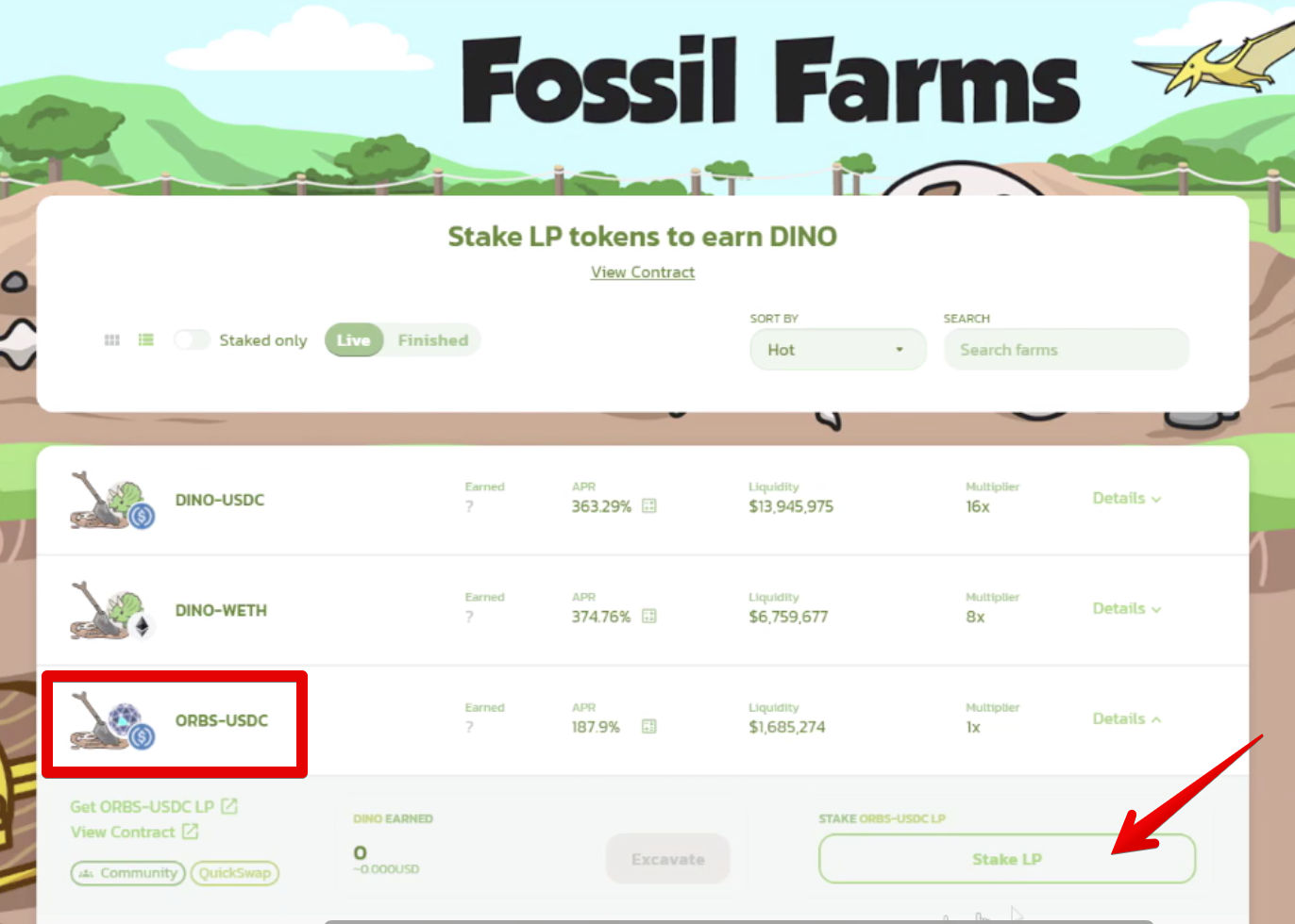 fossil farm